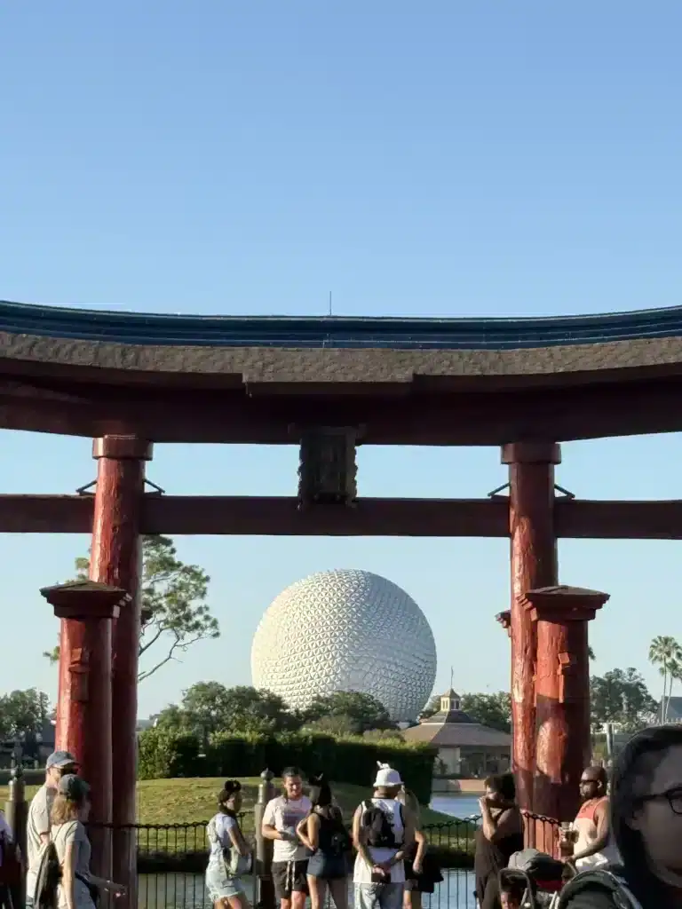 Epcot Globe from Japan, Epcot, Disney World