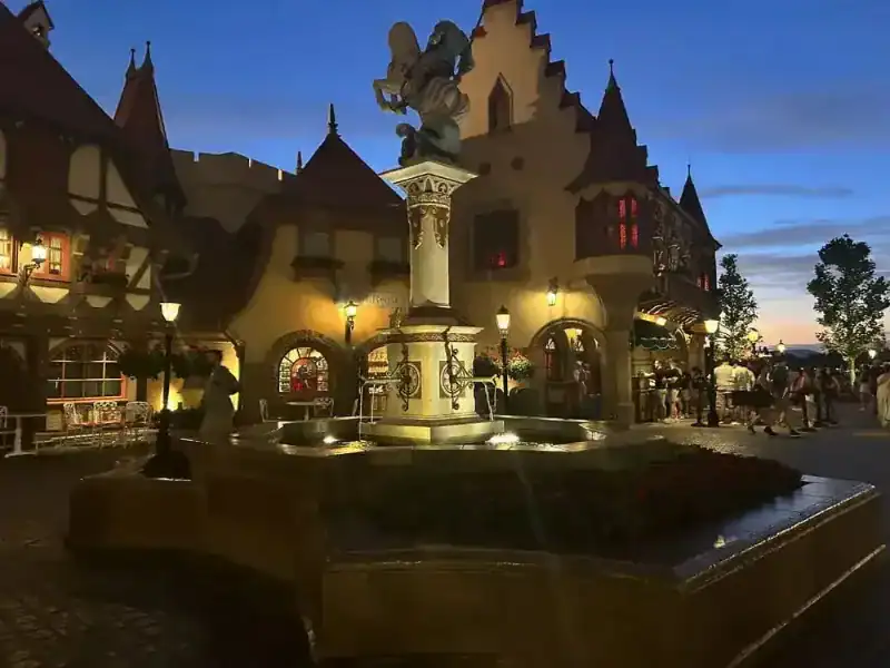 Epcot at night